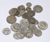 $10 FACE of 90% SILVER - WALKING LIBERTY, MERCURY DIMES, ETC.