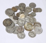 $10 FACE of 90% SILVER - WALKING LIBERTY, MERCURY DIMES, ETC.