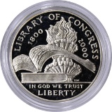 2000-P LIBRARY OF CONGRESS PROOF SILVER DOLLAR