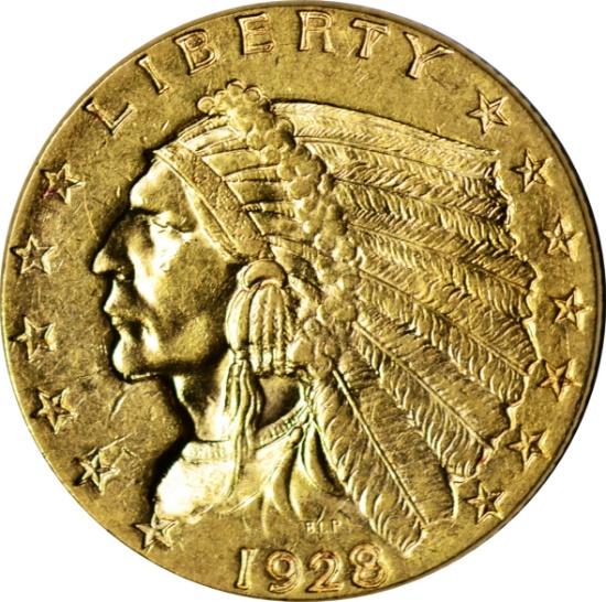 1928 INDIAN HEAD $2.50 GOLD PIECE