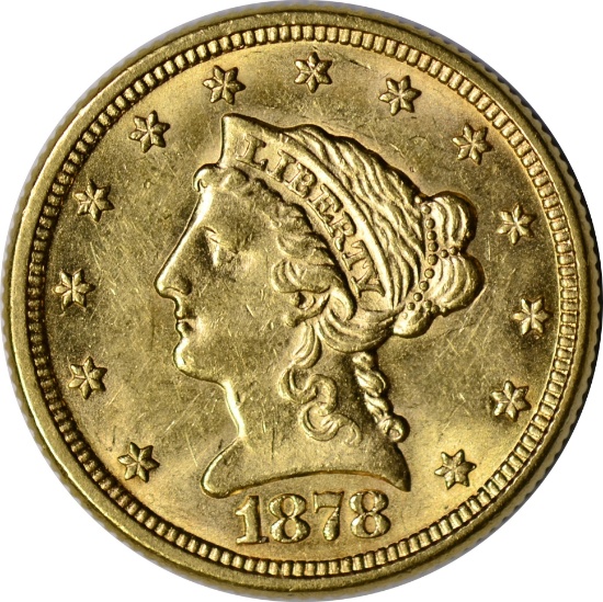 1878 LIBERTY HEAD $2.50 GOLD PIECE