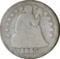 1845 SEATED LIBERTY DIME