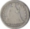 1854-O ARROWS SEATED LIBERTY DIME