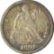 1891 SEATED LIBERTY DIME