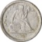 1857 SEATED LIBERTY QUARTER