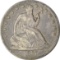 1857 SEATED LIBERTY HALF