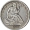 1858-O SEATED LIBERTY HALF