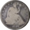 1876-CC SEATED LIBERTY HALF