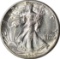 1945-D WALKING LIBERTY HALF - UNCIRCULATED