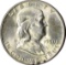 1950-D FRANKLIN HALF - UNCIRCULATED