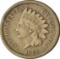 1860 POINTED BUST INDIAN HEAD CENT