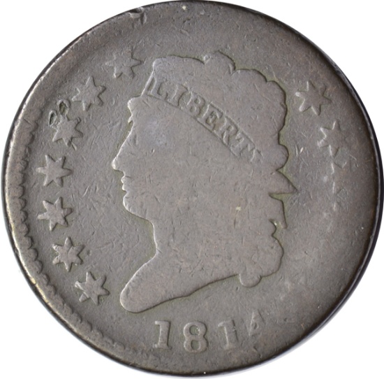 1814 LARGE CENT