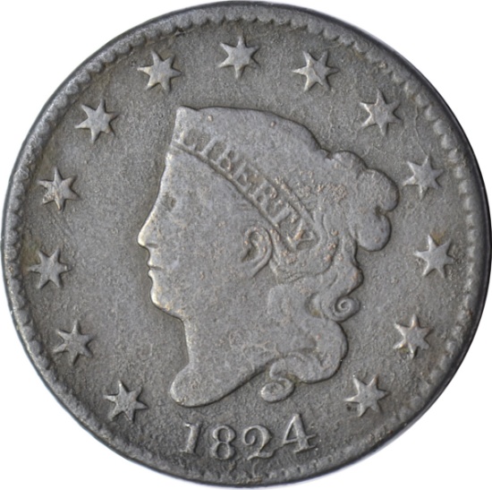 1824 LARGE CENT