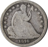 1840-O SEATED LIBERTY DIME