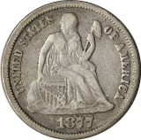 1877 SEATED LIBERTY DIME