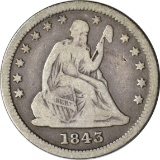 1843 SEATED LIBERTY QUARTER