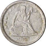 1857 SEATED LIBERTY QUARTER