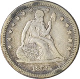 1859 SEATED LIBERTY QUARTER