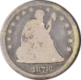 1878-CC SEATED LIBERTY QUARTER