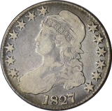 1827 BUST HALF