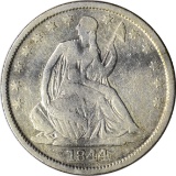 1844-O SEATED LIBERTY HALF