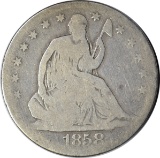 1858-S SEATED LIBERTY HALF