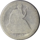 1865 SEATED LIBERTY HALF