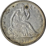 1877 SEATED LIBERTY HALF