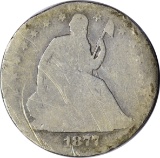 1877-CC SEATED LIBERTY HALF