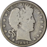 1894 BARBER HALF