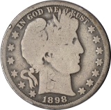 1898-O BARBER HALF