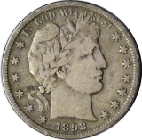 1898-S BARBER HALF