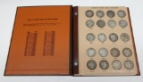 NEAR COMPLETE SET of BARBER HALVES in DANSCO ALBUM - 1892 to 1915-S - 67 COINS