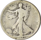 1921 WALKING LIBERTY HALF