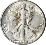 1942-D WALKING LIBERTY HALF - NEAR UNCIRCULATED