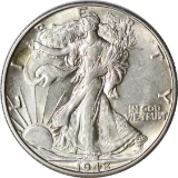 1942-D WALKING LIBERTY HALF - NEAR UNCIRCULATED