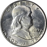 1949 FRANKLIN HALF - NEAR UNCIRCULATED