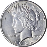 1928 PEACE DOLLAR - UNCIRCULATED DETAILS