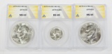 THREE (3) 1976-S SILVER COINS - 1976-S QUARTER + (2) 1976-S DOLLARS