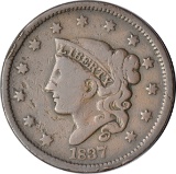 1837 LARGE CENT