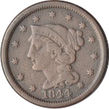 1844 LARGE CENT