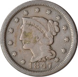 1847 LARGE CENT