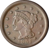 1851 LARGE CENT