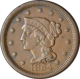 1854 LARGE CENT