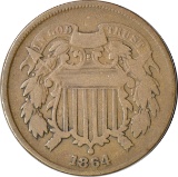 1864 TWO CENT PIECE