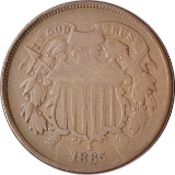 1865 TWO CENT PIECE