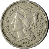 1866 THREE CENT NICKEL