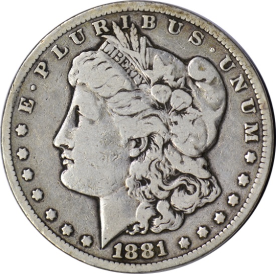 1881-CC MORGAN DOLLAR