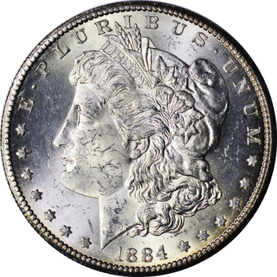 1884-CC MORGAN DOLLAR - UNCIRCULATED