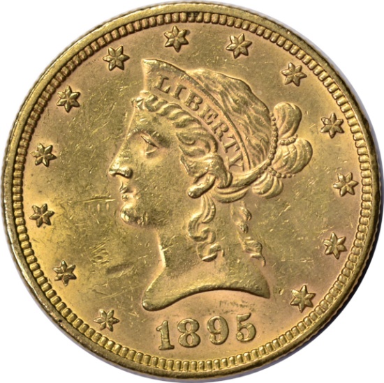 1895 LIBERTY $10 GOLD PIECE - UNCIRCULATED